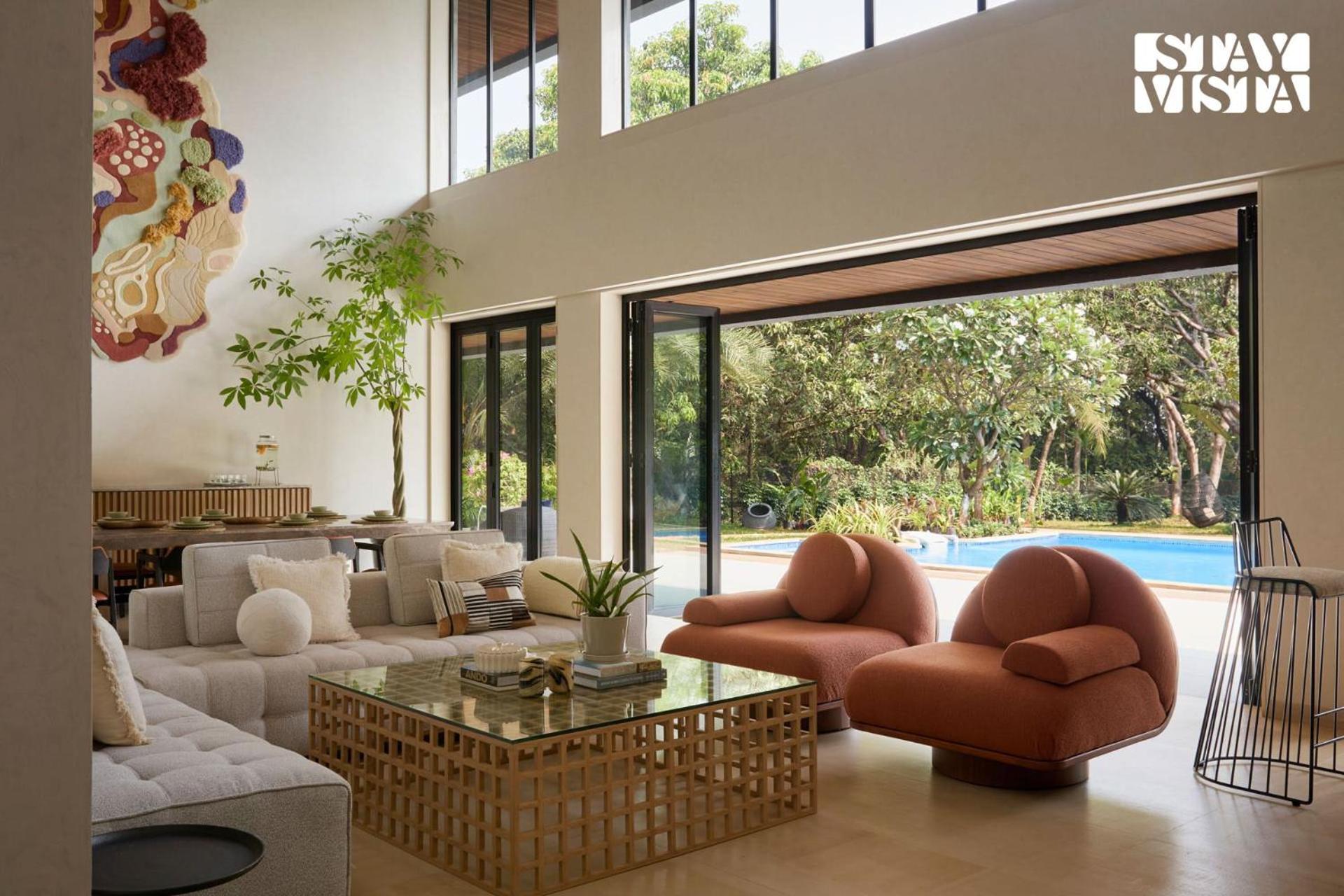 Reflection House By Stayvista With Pool, Terrace Bar, Indoor Games & Exquisite Interiors In A Nutshell Alībāg Esterno foto