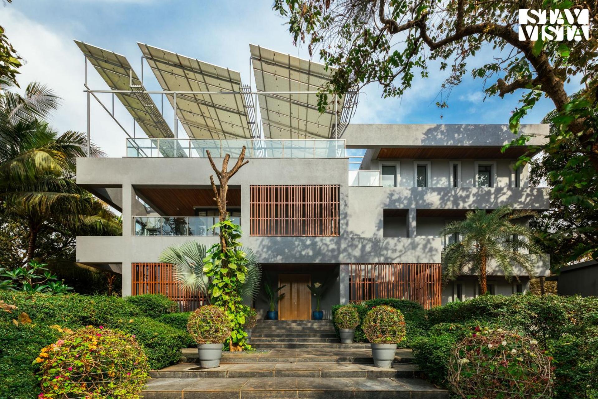 Reflection House By Stayvista With Pool, Terrace Bar, Indoor Games & Exquisite Interiors In A Nutshell Alībāg Esterno foto